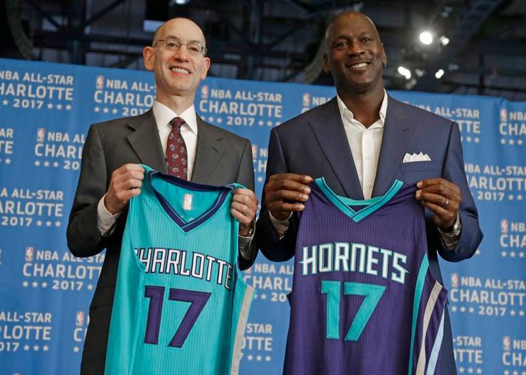 Michael Jordan, Adam Silver.jpg